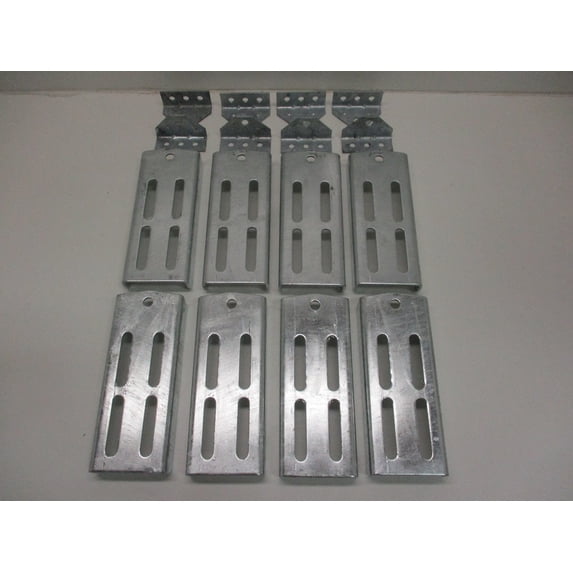 (8) Boat Pontoon Trailer 9.75" Bolster Bunk Board Adjustable Swivel Bracket Kits
