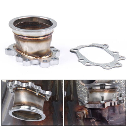 8 Bolt to 3" V Band Exhaust Dump Turbo Adaptor Flange Kit For T25 T28 GT25 GT28