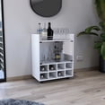 thumbnail image 1 of 8-Bottle Rack, Double Glass Storage Unit | For Primary Living Areas, Effortless Movement in Home, 1 of 3