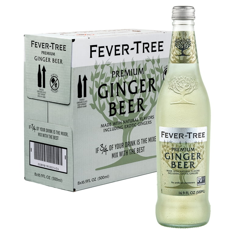 (8 Bottles) Fever-Tree Ginger Beer, 16.9 Fl Oz