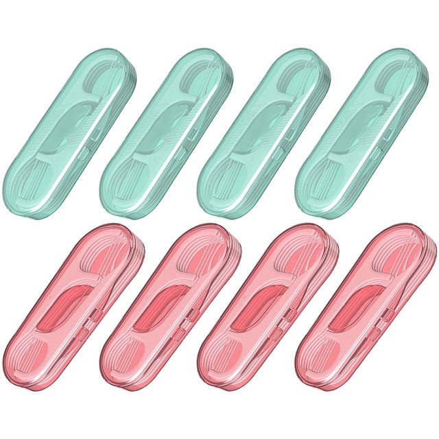 8 Boxes Dental Floss Stick Portable Flosses Removing Plaque Removal for