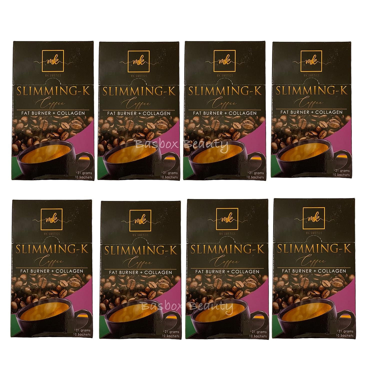 8 Boxes Slimming-K Coffee by Madam Kilay (80 Sachets) - Walmart.com