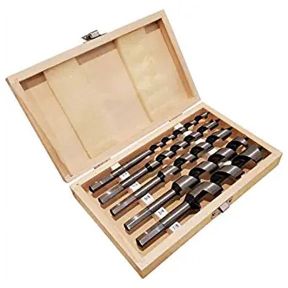 8" Brad Point Auger Bits Set SAE (3/8", 1/2", 5/8", 3/4", 7/8")