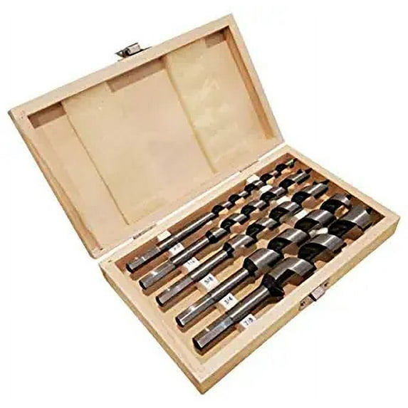 8" Brad Point Auger Bits Set SAE (3/8", 1/2", 5/8", 3/4", 7/8")