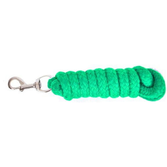 8' Braided Cotton Lead Rope (Lime)