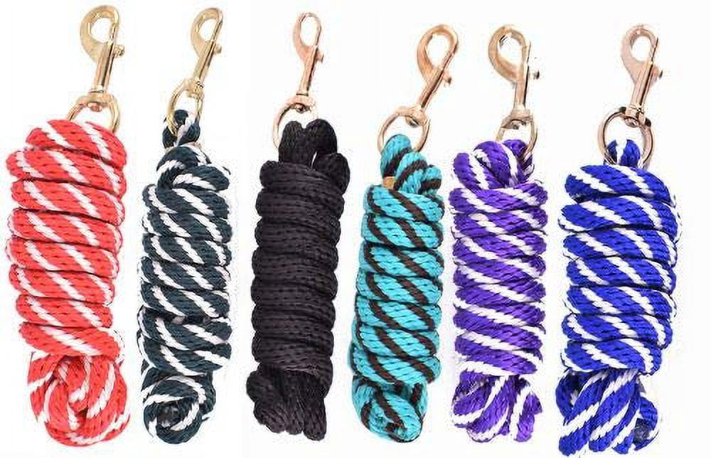 Darba Rope 8' Braided Derby Lead Rope (Black) - Walmart.com
