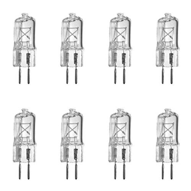 Anyray 2-Pack Replacement Bulb For Candle Warmer Lamps – Halogen 35W, G5.3 Bi-Pin, 120V, 2,500-Hour Life, Dimmable