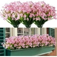 thumbnail image 1 of 8 Bundles Artificial Daffodils Flowers, Fake Artificial Greenery UV Resistant No Fade Faux Plastic Plants for Wedding Bridle Bouquet Outdoor Home Garden Kitchen Office, 1 of 14