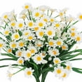 8 Bundles Artificial Daisy Mums Flowers Outdoor Fall Flowers for