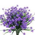 8 Bundles Babysbreath Outdoor Artificial Fake Flowers UV Resistant
