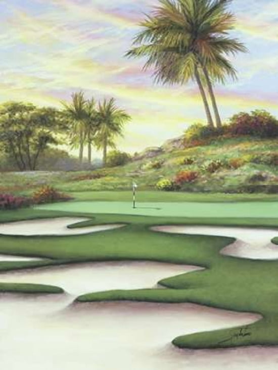 #8 Bunkers At Emerald Dunes Canvas Art - Sambataro (20 x 28)