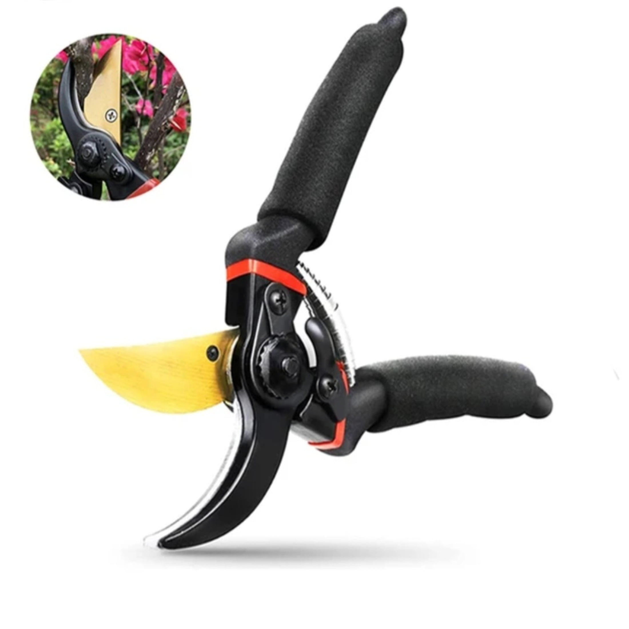 8" Bypass pruning shearsProfessional Premium Titanium Garden Shearshand pruners for gardening