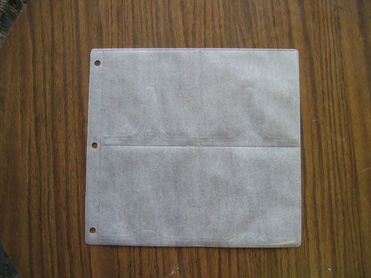 8-CD BINDING SLEEVES, WHITE, SF005WHT 100 PCS