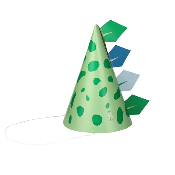 8 Count Dino Pals Paper Party Hats, by Way To Celebrate