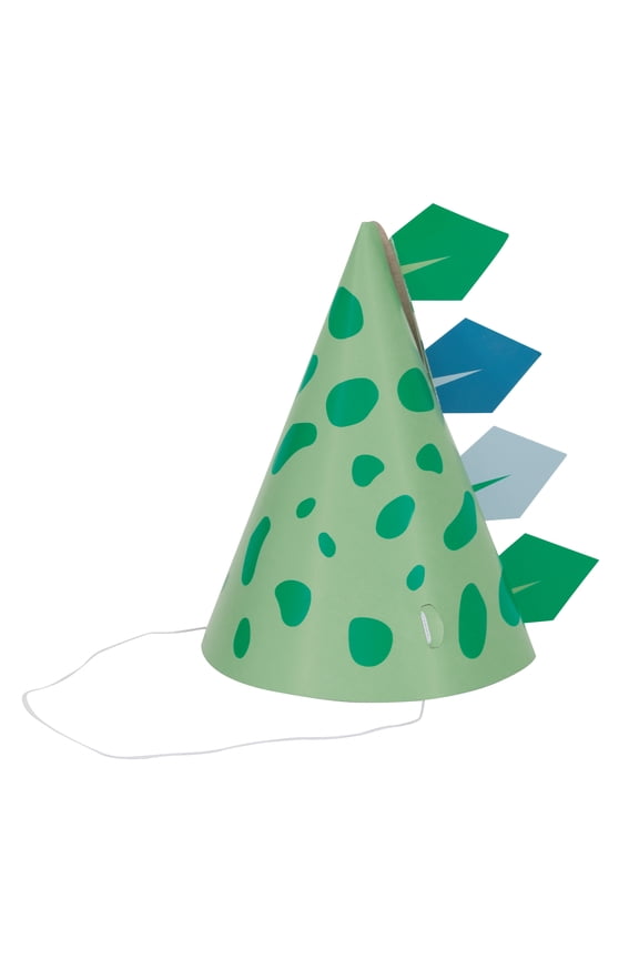 8 Count Dino Pals Paper Party Hats, by Way To Celebrate