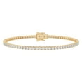thumbnail image 1 of 8 CTTW Round Cut Lab Grown Diamond Bracelet Gold Tennis Bracelet Engagement Gift for Her, 1 of 5