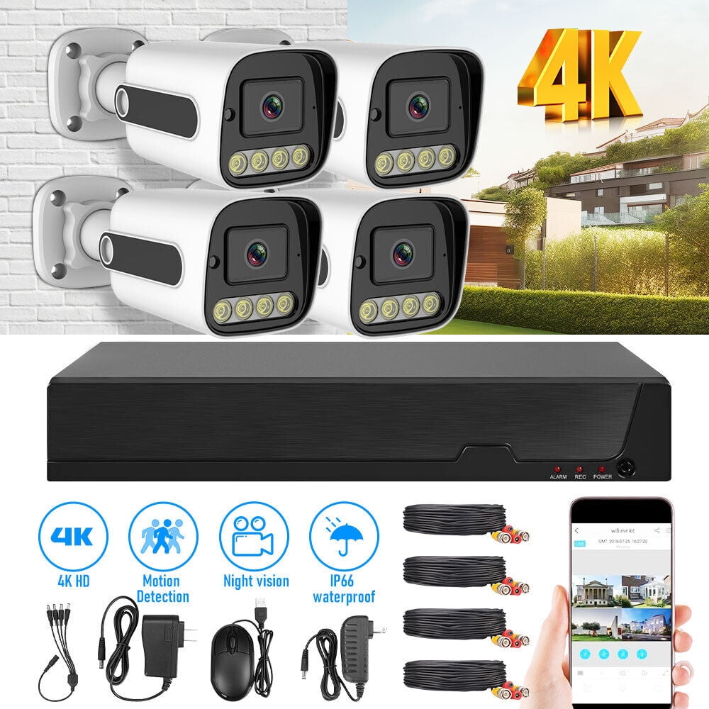 8 Camaras De Seguridad Para Casa Oficina Home Security Camera System