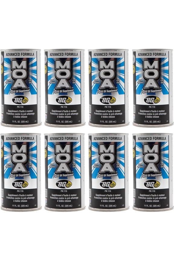 8 Cans of BG Motor Oil Additive MOA