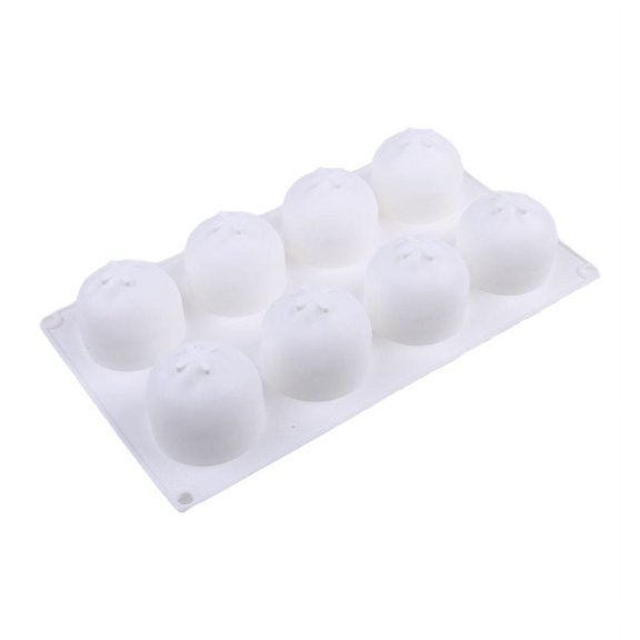 8 Cavities Orange Shaped Silicone Mould Cupcake Orange Series Fondant Molds Silicone Bakeware Chocolate Cake Decoration