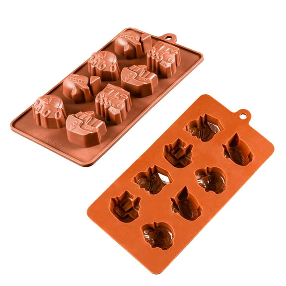 8 Cavity Chocolate Molds for Non-stick Silicone Candy