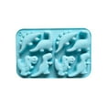 thumbnail image 1 of 8-Cavity Dinosaur Silicone Mold, for Cake/Chocolate/Jelly/Tarts, Food-Grade, Heat-Resistant, Baking Tool, 1 of 5
