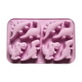 thumbnail image 1 of 8-Cavity Dinosaur Silicone Mold, for Cake/Chocolate/Jelly/Tarts, Food-Grade, Heat-Resistant, Baking Tool, 1 of 5