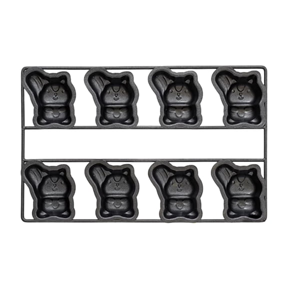 8-Cavity Shape Cake Pan, Nonstick Carbon Steel Madeleine Mold for Kids Desserts & Oven Baking