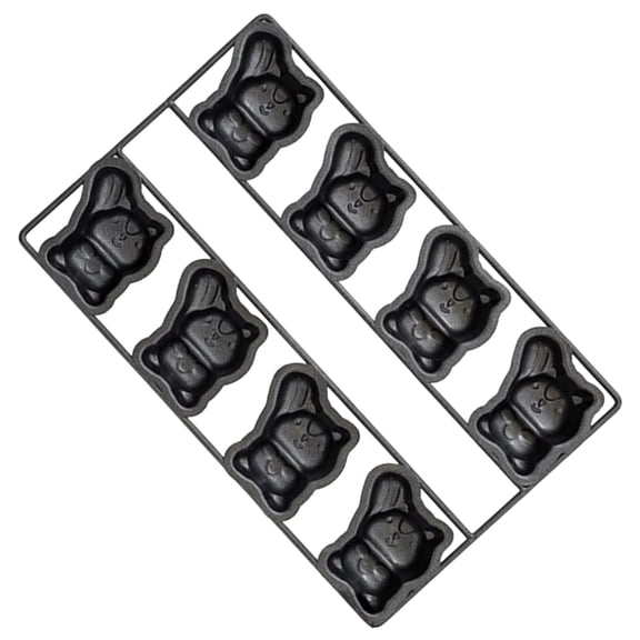 8-Cavity Shape Cake Pan, Nonstick Carbon Steel Mold for Kids Desserts & Oven Baking