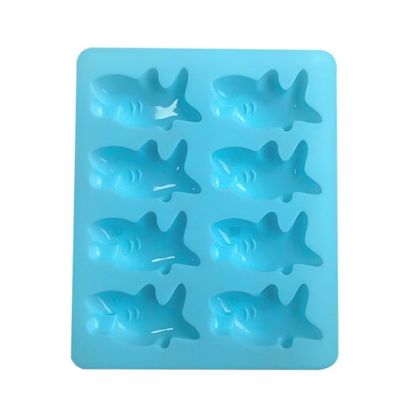 8-Cavity Shaped Silicone Resin Mold 3D Fondant Mould Baking DIY Supplies