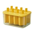 thumbnail image 1 of 8-Cavity Silicone Ice Cream Molds Stackable Reusable Freezer Trays BPA-Free Dessert Maker, 1 of 3