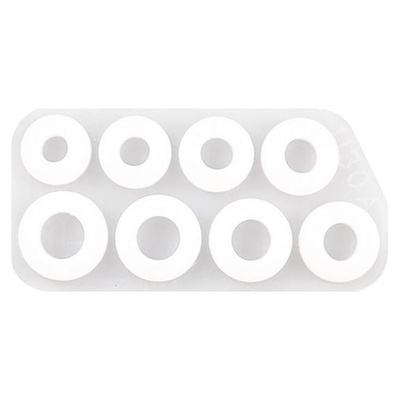 8 Cavity Silicone Ring Mold,Jewelry Resin Casting Mold Silicone Bangle Mold Resin-Ring Molds Silicone for Jewelry DIY Crafts Making Supplies(Include 8 Size)