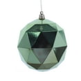 thumbnail image 1 of 8" Celadon Shiny Geometric Ball, 1 of 2