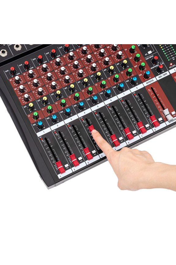 8 Channel Bluetooth Studio Audio Mixer Live Sound Mixing Console