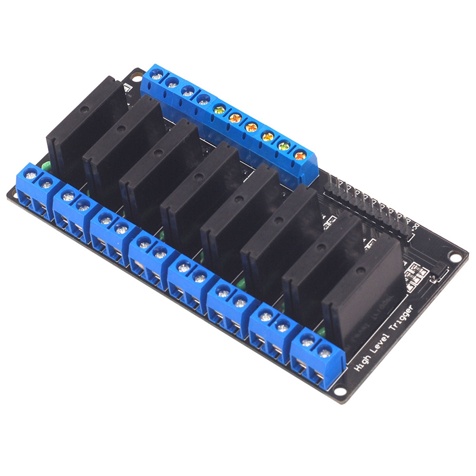 8 Channel High Sensitivity Solid Relays Module DC5V 12V 24V For ...