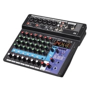 8 Channel Professional Portable Mixer Computer Sound Mixing Console Number Interface