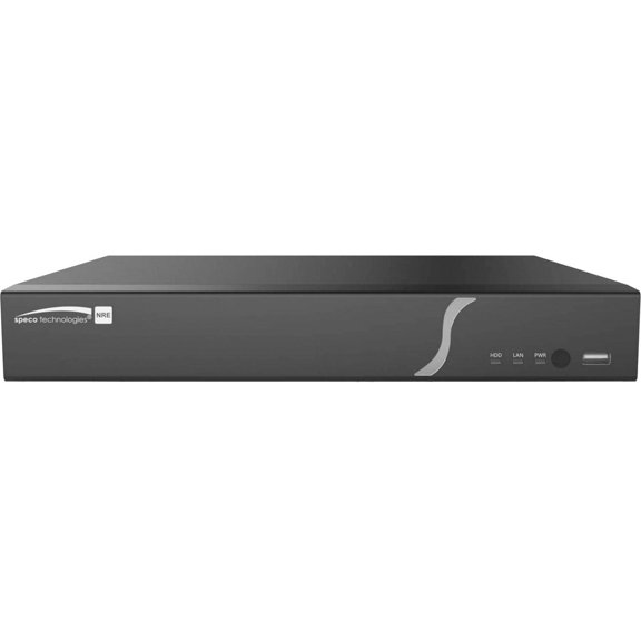 Speco Technologies N8NRX2TB 8 Channel Facial Recognition Recorder With Smart Analytics- 2tb