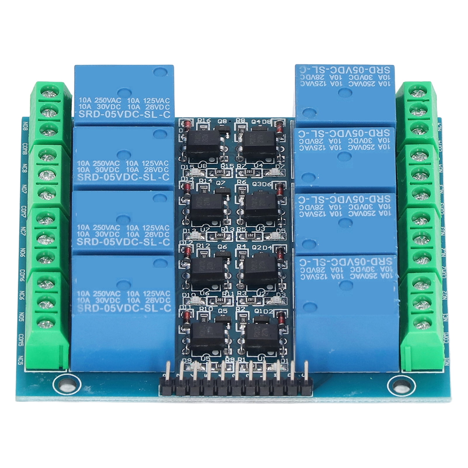 8 Channel Relay Board, Diode Freewheeling Protection Relay Module 5V