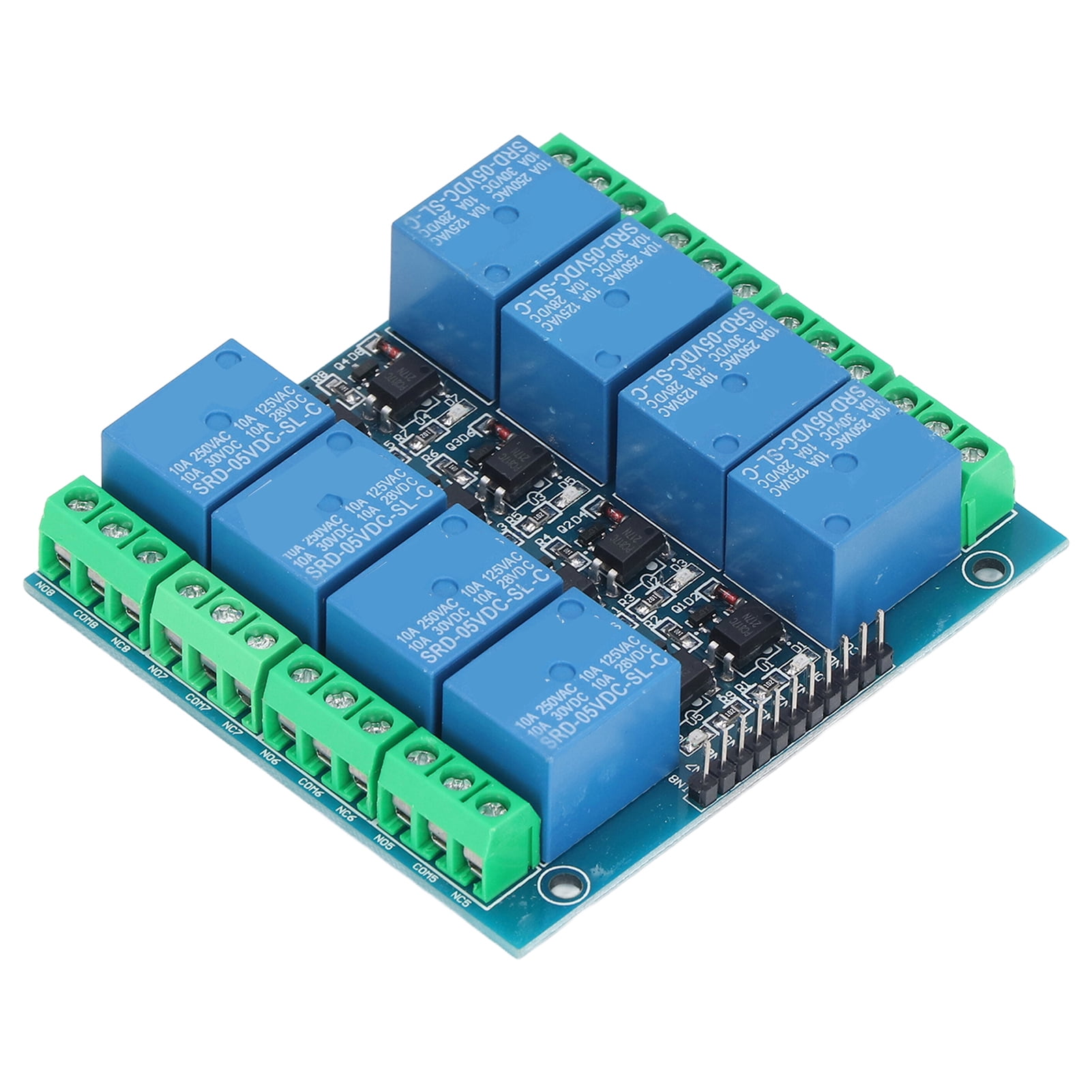 8 Channel Relay Board, Relay Module Diode Freewheeling Protection 5V