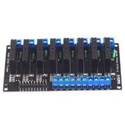 8 Channel Relays Module Board DC5V 12V 24V High / Low Triggering With LED Indicators
