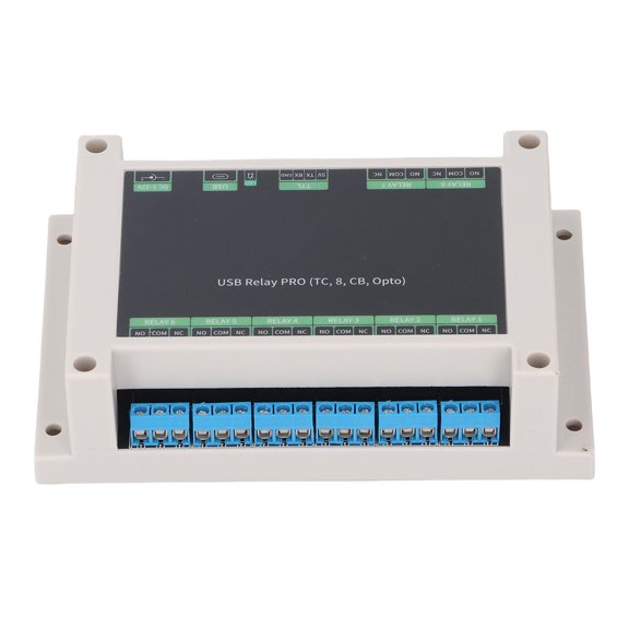 8 Channel USB TTL Control Relay Module Industrial Grade Optocoupler Isolation 12Mbps Transfer Speed 5V Relay Board with Type C Interface