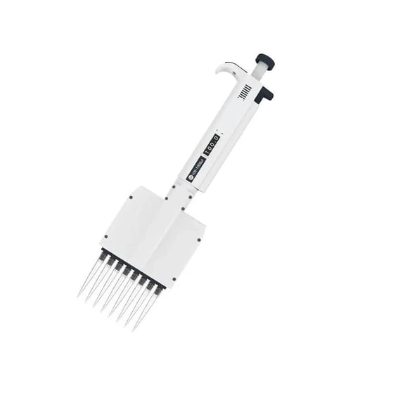 8 Channels Pipette 12 Channels Multichannel Pipette Lab Manual Digital Adjustable Micropipette , High-Accurate