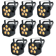 8 Chauvet DJ EZLink Par Q6BT ILS RGBA Bluetooth Rechargeable Par Wash Up-Lights