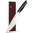 thumbnail image 1 of 8” Chef Knife – Razor Sharp German Steel DIN1.4116 – All-Purpose Kitchen Knife for Slicing, Dicing & Chopping – Full Tang & Ergonomic Handle – Home Essential Kitchen Knife – Gift Box – Velina series, 1 of 8