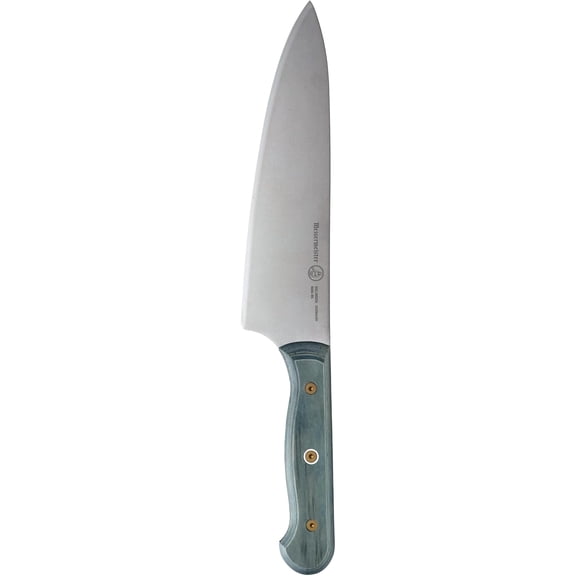 8 Chefs Knife, Indigo Blue - X50 German Stainless Steel - Rust Resistant & Easy to Maintain - Made in Solingen, Germany