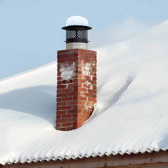 8" Chimney Cap, Fireplace Round Chimney Cover for Outside Adjustable Bottom to Fit Existing Clay Flue Tile Sizes, Chimney Flue Rain Caps