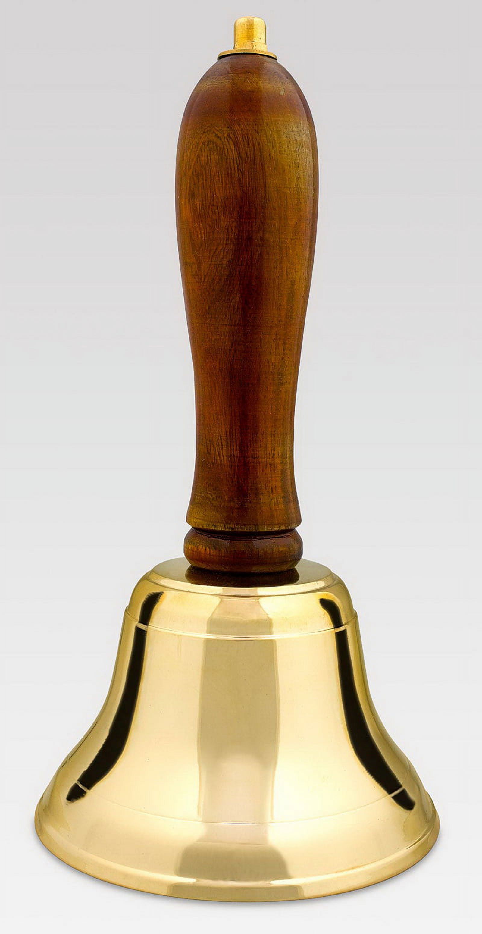 8" Christmas Brass Hand Bell