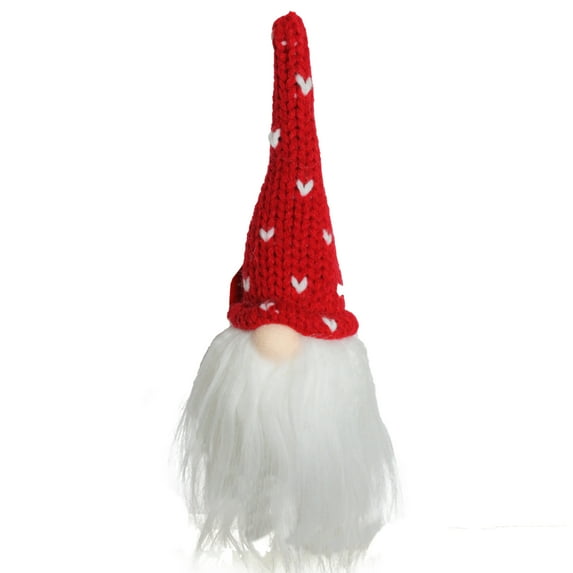 Northlight 8" Red Hat Christmas Santa Gnome Head Ornament