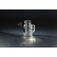 thumbnail image 1 of 8" Clear Rustic Finish Handblown Glass Watering Cans with Lid, 1 of 1