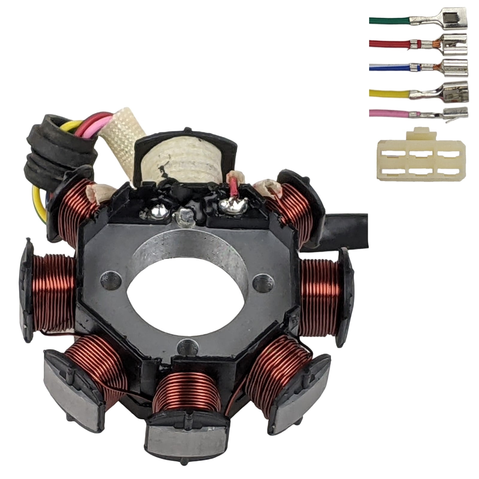 12 Pole Magneto Flywheel Stator Plate 200cc 250cc PIT Quad Dirt