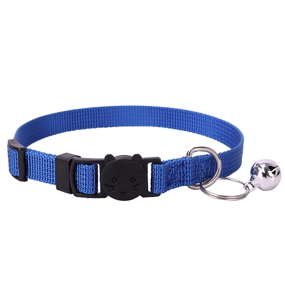 8 Color Breakaway Cat Collar, Adjustable Safety Snap Nylon Collar with Bell, Soft Lightweight Collar for Kittens Adult Cats, Easy to Clean